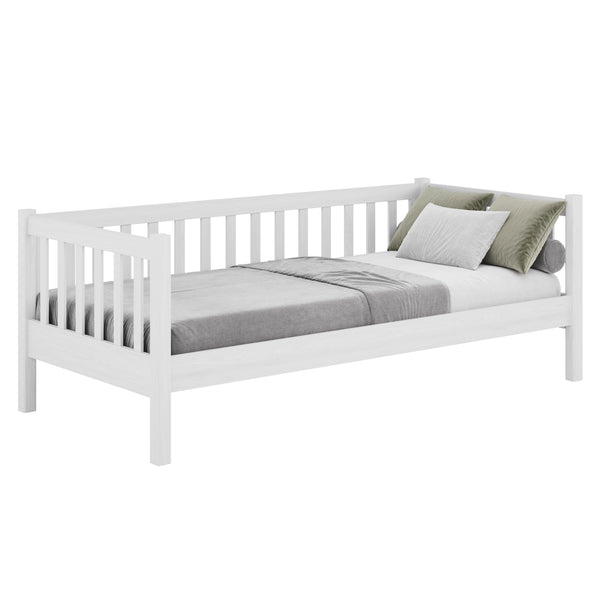 łóżko sofa N03 drewniane w kolorze na zamówienie RAL/NCS – lite drewno, Nizio