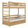 Oak Bunk Bed with Drawer Natural Oak – Children’s Room, Solid Wood, Scandi