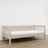 Ąžuolinė sofa-lova, balintas ąžuolas - medžio detalės ir sandūros, Nizio Home