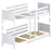 Oak Bunk Bed Natural Oak with Mattress Drawer – Room Arrangement