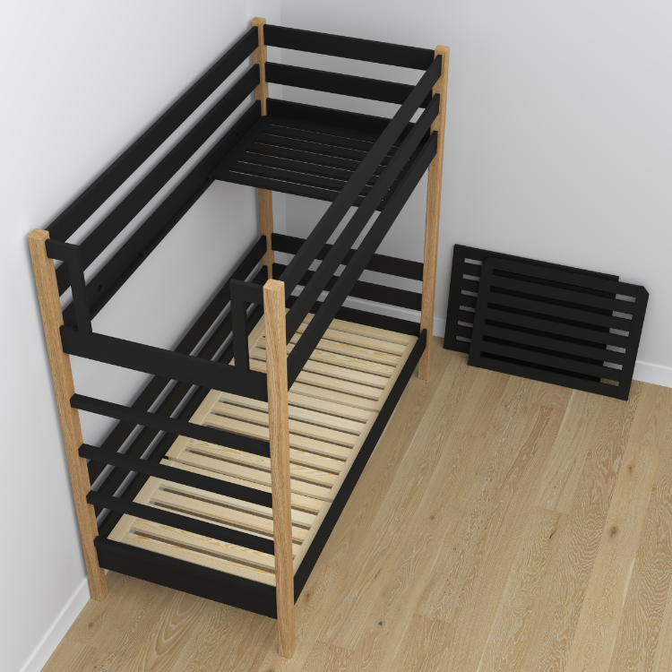 Nizio Home pine slatted base – for bunk beds and loft beds