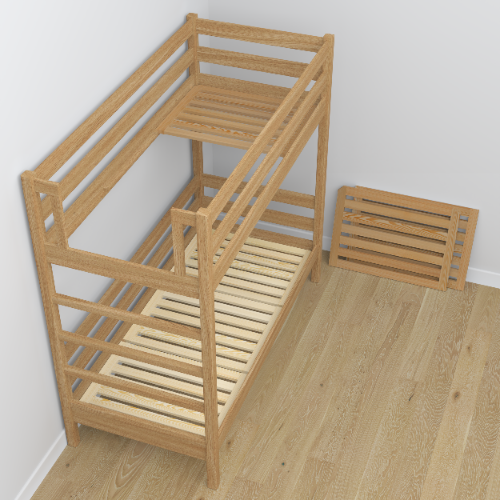 Nizio Home pine slatted base – for bunk beds and loft beds