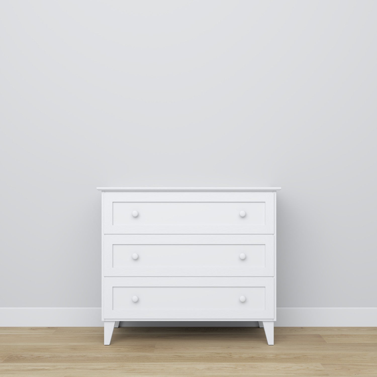 komoda 3S 105 Scandi drewniane w kolorze na zamówienie RAL/NCS – lite drewno, Nizio
