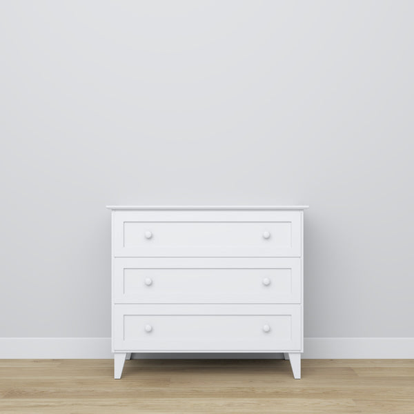 komoda 3S 105 Scandi drewniane w kolorze na zamówienie RAL/NCS – lite drewno, Nizio