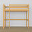 Loft bed natural pine – wooden ladder and safety rail, Nizio Home