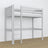 Grey Wooden Loft Bed – Ladder and Joint Details, Nizio Home