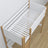 White and Oak Wooden Loft Bed – Ladder and Joint Details, Nizio Home