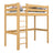 Natural Pine Wooden Loft Bed – Children’s Room, Solid Wood, Scandi Style