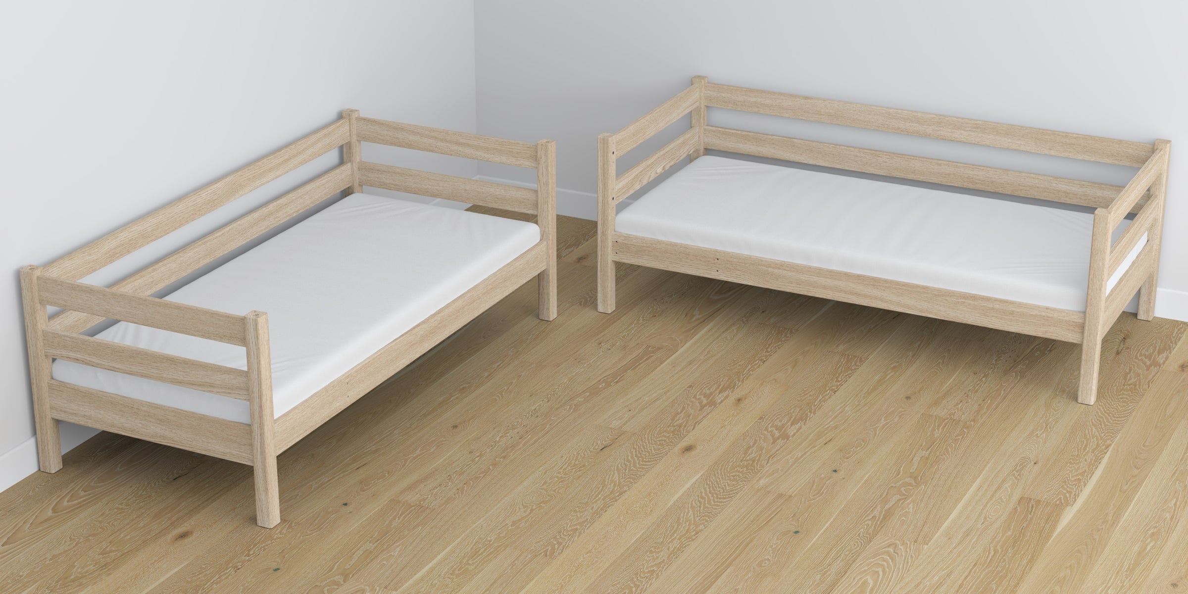 Nizio Home pušies rėmas – dviaukštėms ir antresolinėms lovoms