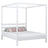 Double bed with canopy N01 RAL/NCS – wooden, color matched to the interior, Nizio Home