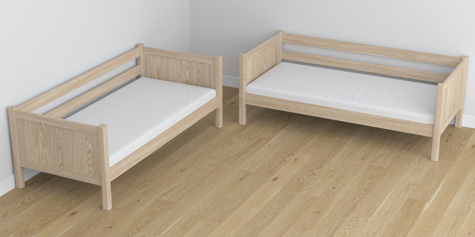 Nizio Home pušies rėmas – dviaukštėms ir antresolinėms lovoms