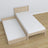Nizio pine slatted base for bed with drawer – durable support base