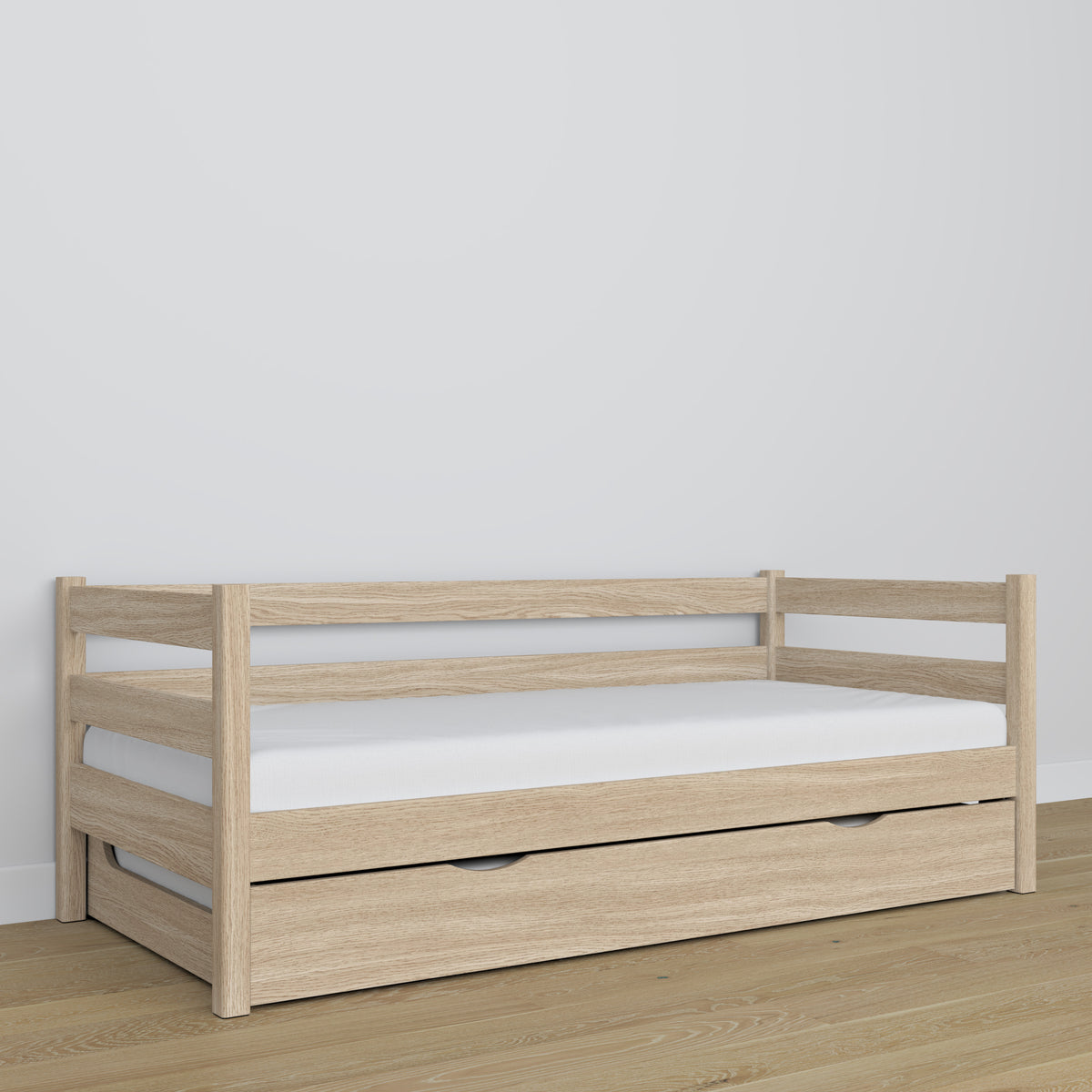Balinto ąžuolo sofa-lova - ąžuolinės detalės, kokybiška Nizio