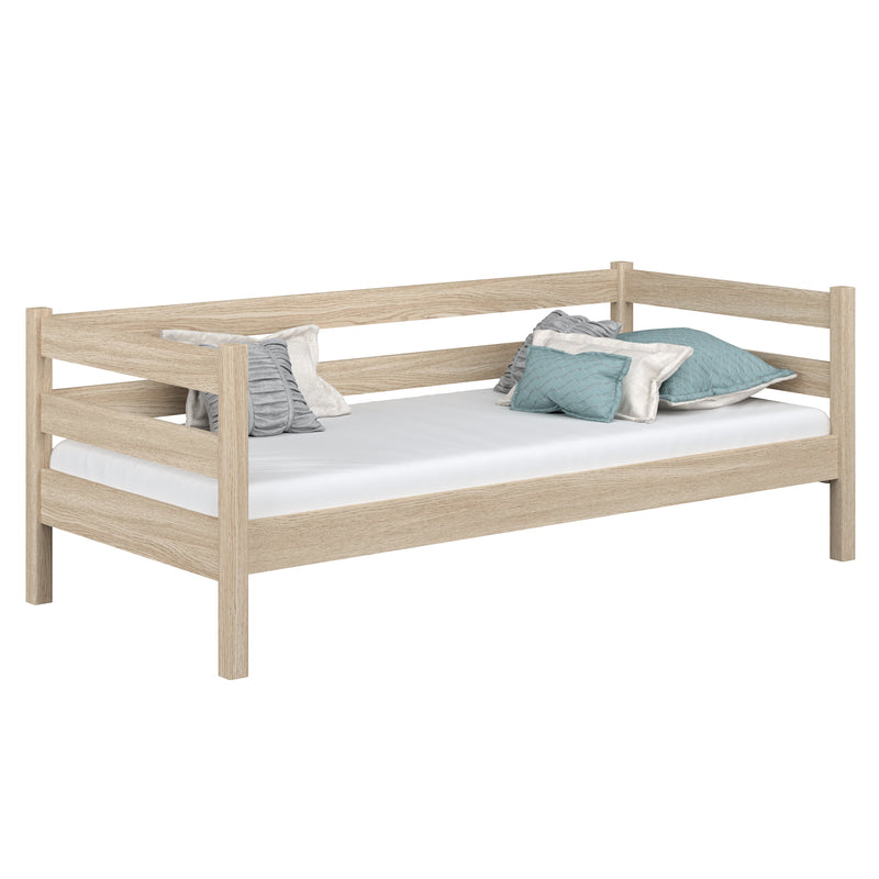 Balinto ąžuolo sofa-lova - vaikų kambarys, skandinaviško stiliaus Nizio