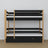 Black and Oak Wooden Bunk Bed – Interior of Mattress Drawer, Children’s Room
