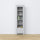 Witryna z szufladą drewniane popielaty 57 cm – salon, styl skandynawski Nizio