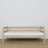 Ąžuolinė sofa-lova, balintas ąžuolas - medžio detalės ir sandūros, Nizio Home