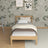 Natural Oak Bed in a Children’s Room – Scandinavian Arrangement, Oak