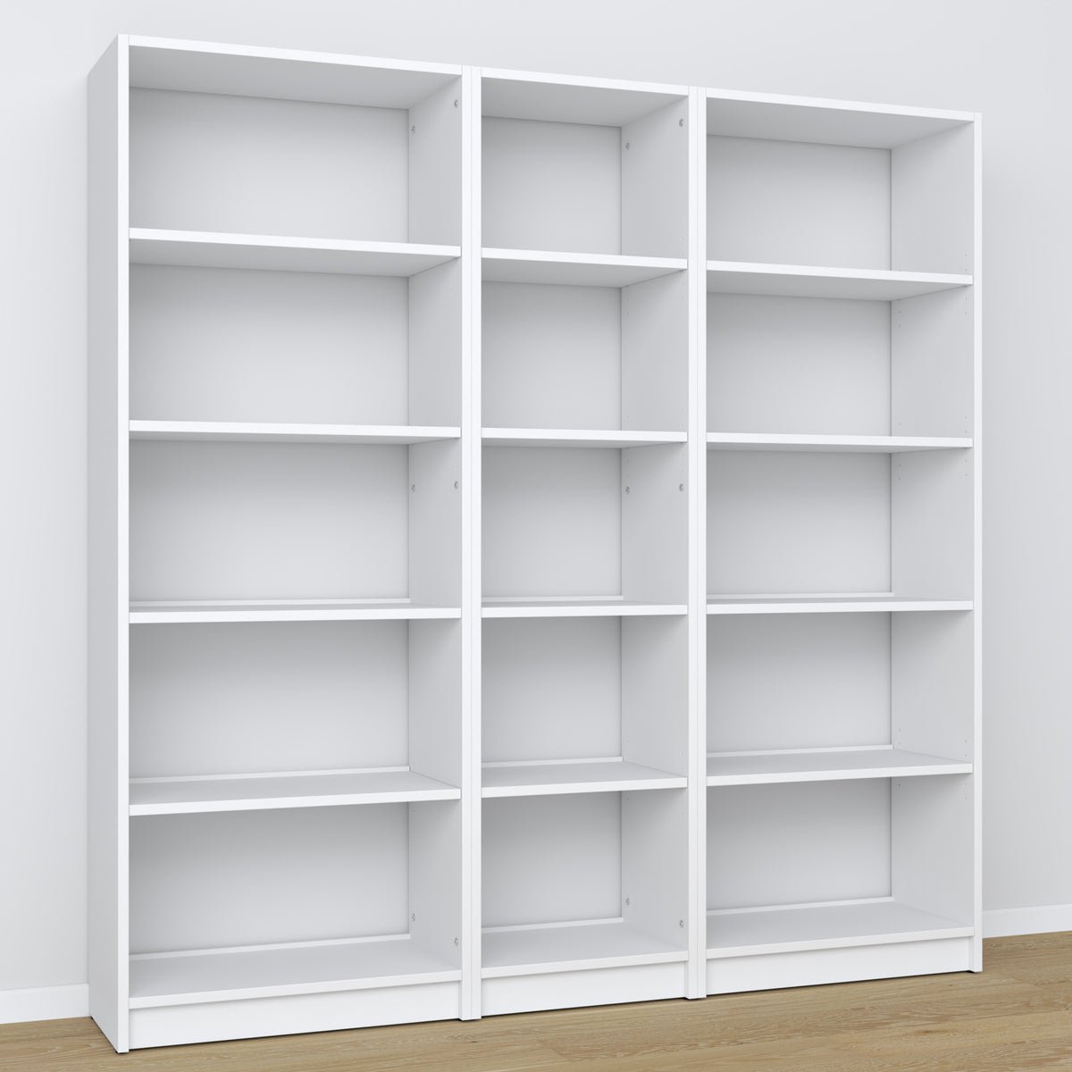 Balta medinė lentyna - matmenys ir schema, Nizio Home