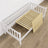 Balta medinė sofa-lova - medžio detalės ir sujungimai, Nizio Home