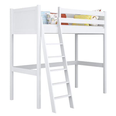 N04 Wooden Loft Bed in Custom RAL/NCS Color – Solid Wood, Nizio