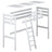 Black and Oak Wooden Loft Bed – Children’s Room Proportions, Nizio