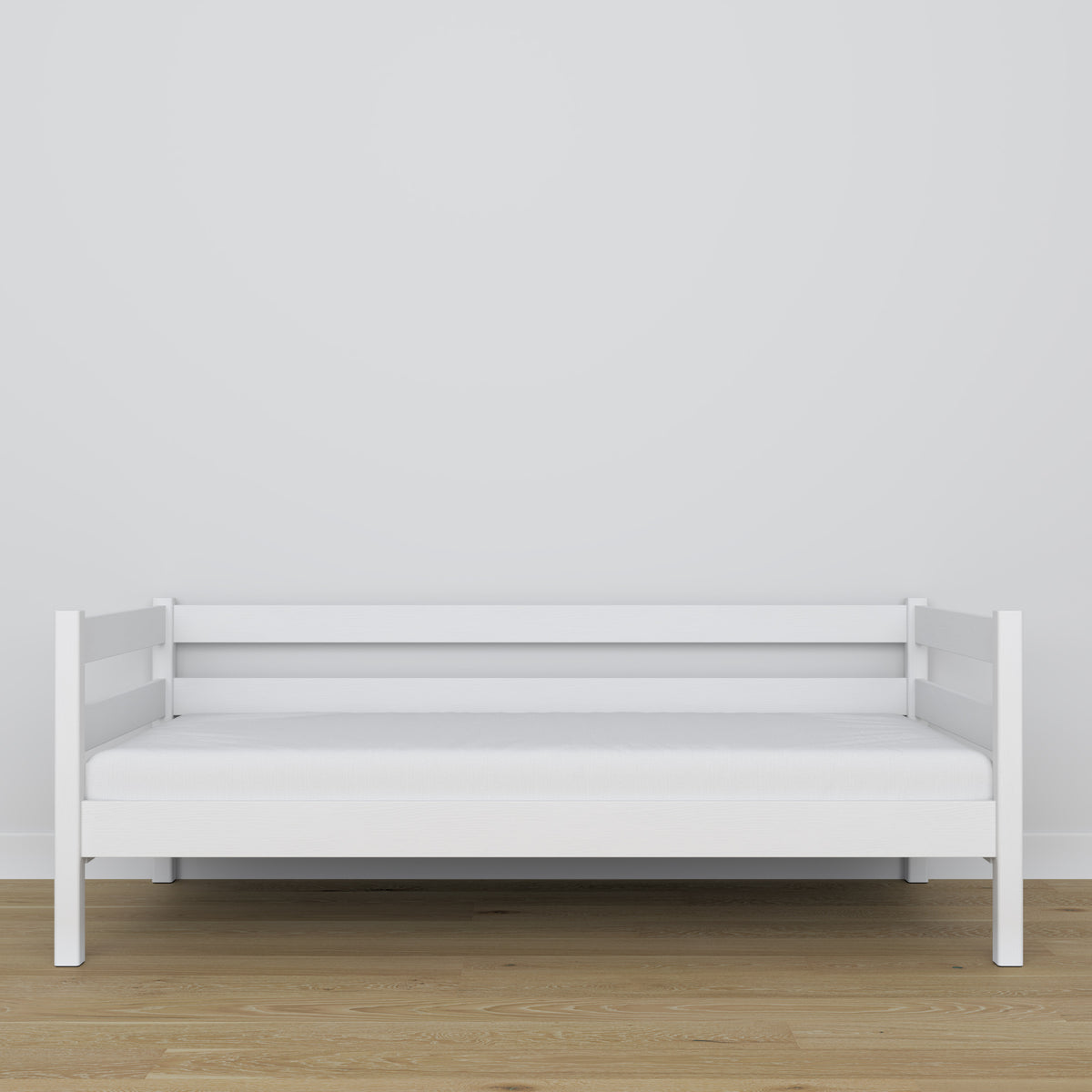 Balta medinė sofa-lova - medžio detalės ir sujungimai, Nizio Home