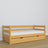 Natūralios pušies sofa-lova - medinės detalės ir sujungimai, Nizio Home