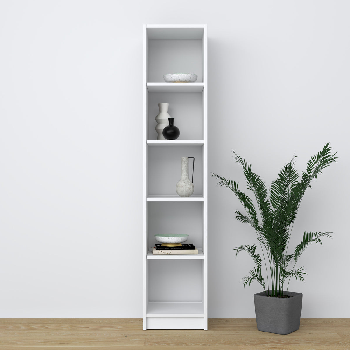 Balta medinė lentyna - lentynos ir detalės stambiu planu, Nizio Home