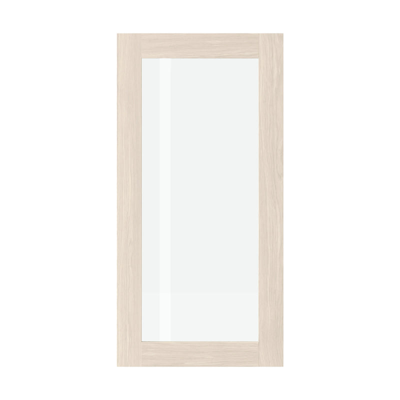 Oak front with glass